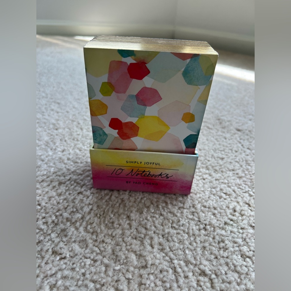Simply Joyful 10-Pack Mini Notebooks by Yao Cheng – Pocket Size NEW